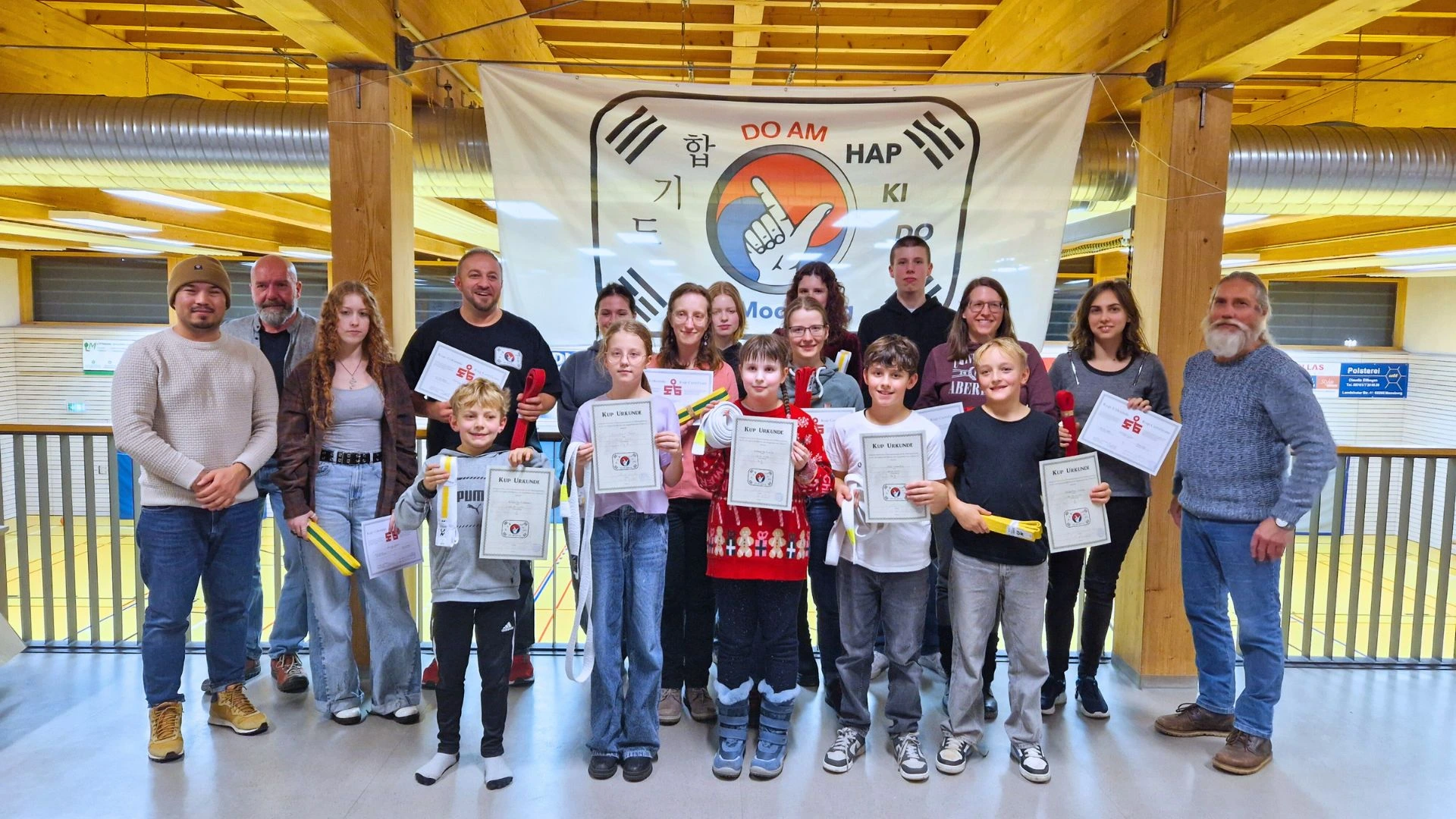 Gürtelprüfung & Weihnachtsfeier Hapkido Moosburg 2025